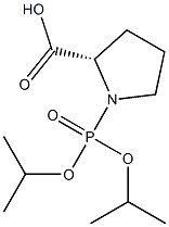 1-(Diisopropoxyphosphinyl)proline 구조식 이미지