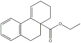 6,7,9,10-Tetrahydrophenanthrene-8a(8H)-carboxylic acid ethyl ester 구조식 이미지