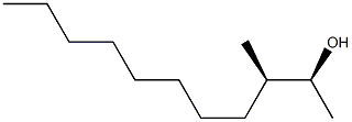 (2S,3R)-3-Methylundecan-2-ol Structure