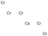 Pentachromium cesium 구조식 이미지