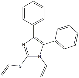 4,5-Diphenyl-1-vinyl-2-vinylthio-1H-imidazole 구조식 이미지
