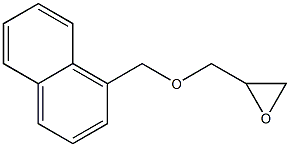 2-[(1-Naphtylmethoxy)methyl]oxirane 구조식 이미지