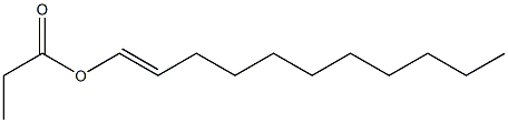 Propionic acid 1-undecenyl ester 구조식 이미지