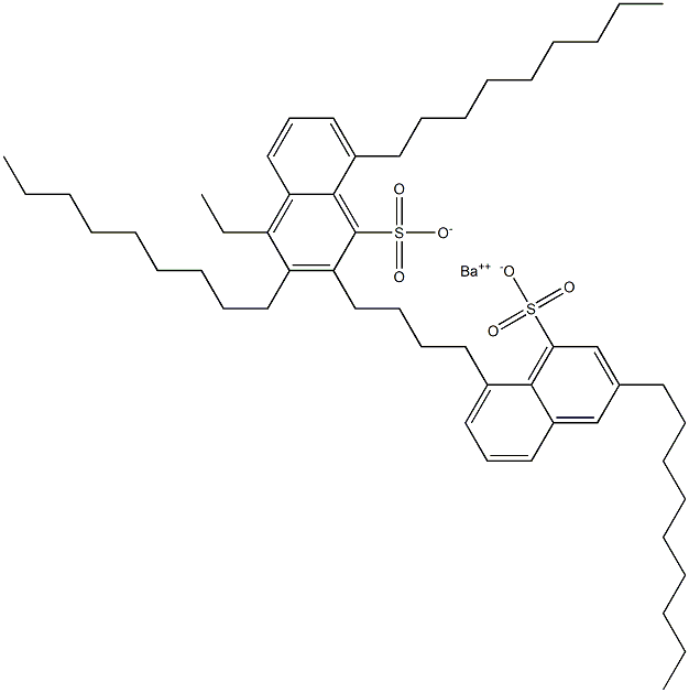 Bis(3,8-dinonyl-1-naphthalenesulfonic acid)barium salt 구조식 이미지