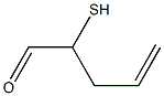 2-Mercapto-4-pentenal Structure