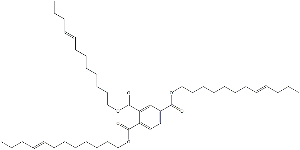 1,2,4-Benzenetricarboxylic acid tri(8-dodecenyl) ester 구조식 이미지