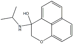 3-(Isopropylamino)-2,3-dihydronaphtho[1,8-bc]pyran-3-ol Structure