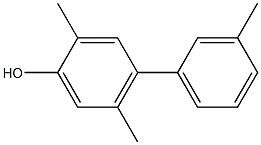 2,5-Dimethyl-4-(3-methylphenyl)phenol Structure
