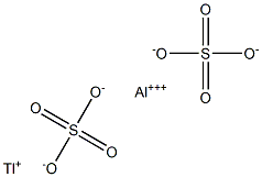 Aluminum thallium(I) sulfate Structure