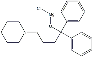 1,1-Diphenyl-4-piperidinobutoxymagnesium chloride 구조식 이미지