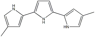 4,4''-Dimethyl-2,2':5',2''-ter[1H-pyrrole] Structure