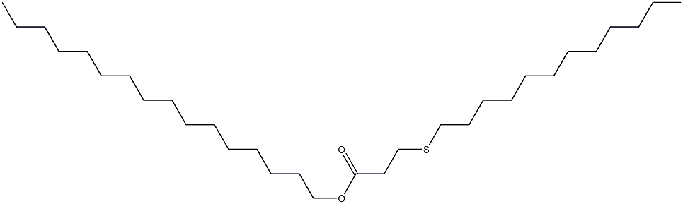 3-(Dodecylthio)propionic acid hexadecyl ester Structure