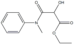 2-Hydroxy-3-(N-methyl-N-phenylamino)-3-oxopropionic acid ethyl ester Structure