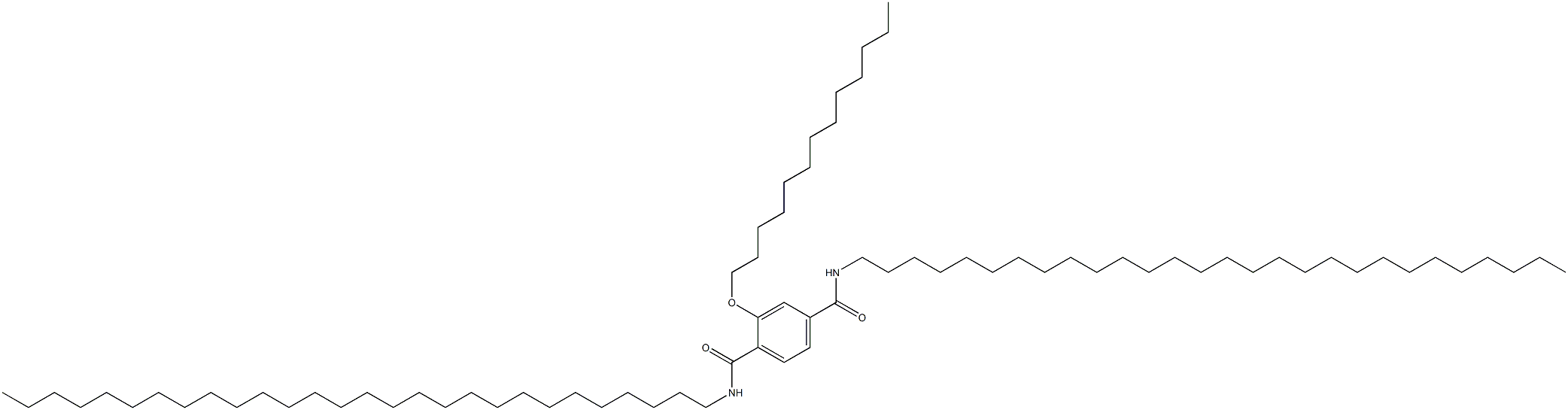 2-(Tridecyloxy)-N,N'-dioctacosylterephthalamide 구조식 이미지