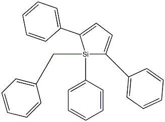 1-Benzyl-1,2,5-triphenyl-1-silacyclopenta-2,4-diene Structure