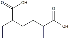 Heptane-2,5-dicarboxylic acid 구조식 이미지