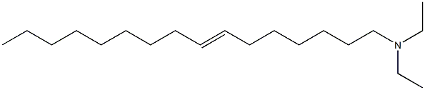 N,N-Diethyl-7-hexadecen-1-amine Structure