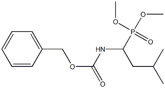 1-(Benzyloxycarbonyl)amino-3-methylbutylphosphonic acid dimethyl ester 구조식 이미지