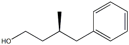 [S,(-)]-3-Methyl-4-phenyl-1-butanol Structure