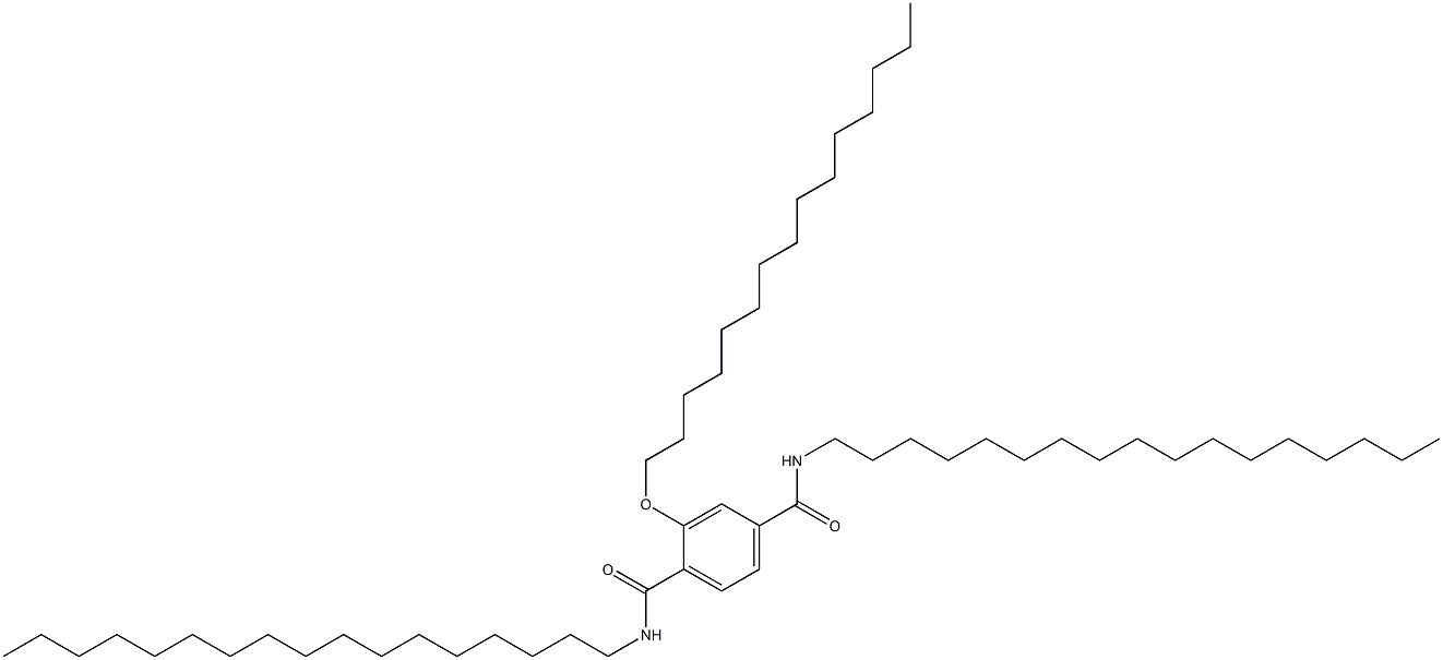 2-(Pentadecyloxy)-N,N'-diheptadecylterephthalamide Structure