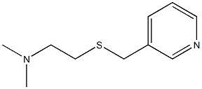 3-[[(2-Dimethylaminoethyl)thio]methyl]pyridine 구조식 이미지