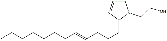 2-(4-Dodecenyl)-3-imidazoline-1-ethanol Structure