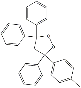 3-(4-Methylphenyl)-3,5,5-triphenyl-1,2-dioxolane Structure