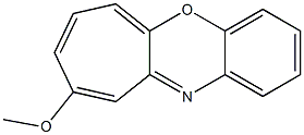 9-Methoxybenzo[b]cyclohept[e][1,4]oxazine Structure