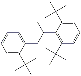2-(2,6-Di-tert-butylphenyl)-1-(2-tert-butylphenyl)propane Structure