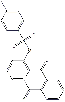 4-Methylbenzenesulfonic acid (9,10-dihydro-9,10-dioxoanthracen)-1-yl ester 구조식 이미지