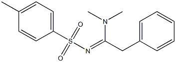 N,N-Dimethyl-2-phenyl-1-(tosylimino)ethanamine Structure