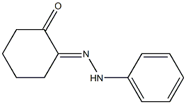 2-(2-Phenylhydrazono)cyclohexanone 구조식 이미지
