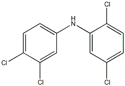 2,5-Dichlorophenyl 3,4-dichlorophenylamine Structure