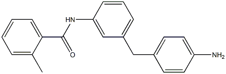 4-[3-[(2-Methylbenzoyl)amino]benzyl]aniline 구조식 이미지