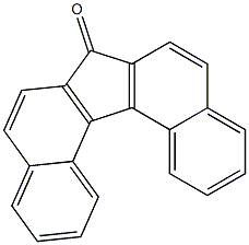 7H-Dibenzo[c,g]fluoren-7-one 구조식 이미지