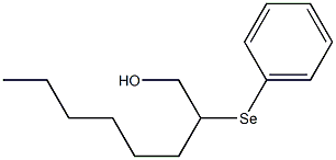 2-(Phenylseleno)octan-1-ol 구조식 이미지