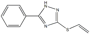 3-Ethenylthio-5-phenyl-1H-1,2,4-triazole 구조식 이미지