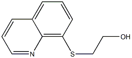 2-(8-Quinolylthio)ethanol Structure