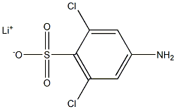 4-Amino-2,6-dichlorobenzenesulfonic acid lithium salt 구조식 이미지