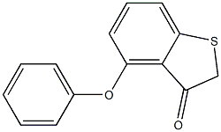 2,3-Dihydro-4-phenoxybenzo[b]thiophen-3-one Structure