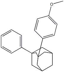 1-Phenyl-3-(4-methoxyphenyl)adamantane 구조식 이미지