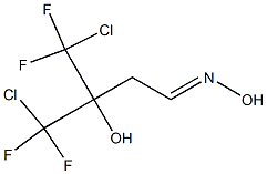 4-Chloro-3-(chlorodifluoromethyl)-4,4-difluoro-3-hydroxybutanal oxime Structure