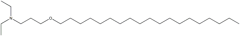 N,N-Diethyl-3-(nonadecyloxy)propylamine 구조식 이미지