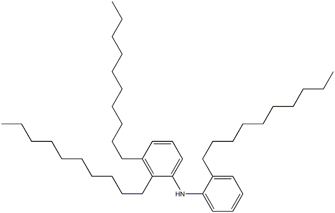 2,2',3'-Trisdecyl[iminobisbenzene] Structure