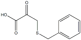 3-(Benzylthio)pyruvic acid Structure