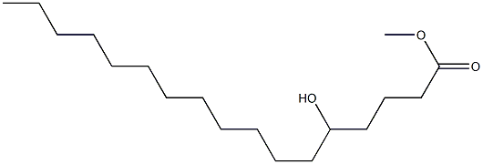 5-Hydroxyheptadecanoic acid methyl ester 구조식 이미지