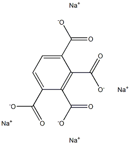 1,2,3,4-Benzenetetracarboxylic acid tetrasodium salt Structure