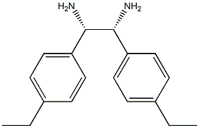 (1S,2R)-1,2-Bis(4-ethylphenyl)ethylenediamine 구조식 이미지