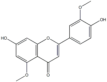 Luteolin 3',5-dimethyl ether 구조식 이미지