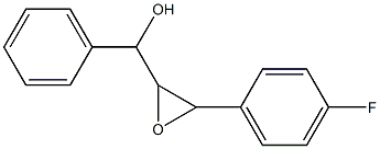 2,3-Epoxy-3-(4-fluorophenyl)-1-phenylpropan-1-ol 구조식 이미지